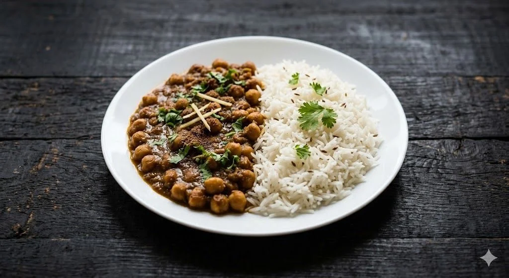 Chole with Rice